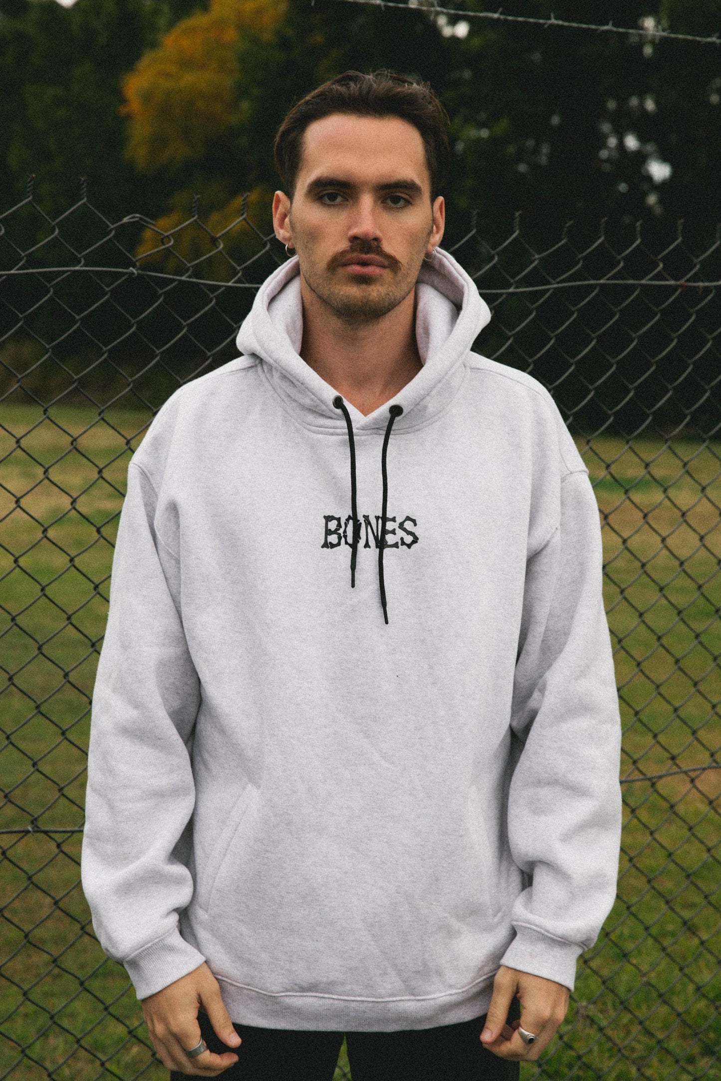 Bones Club Hoodie - Snow Marle