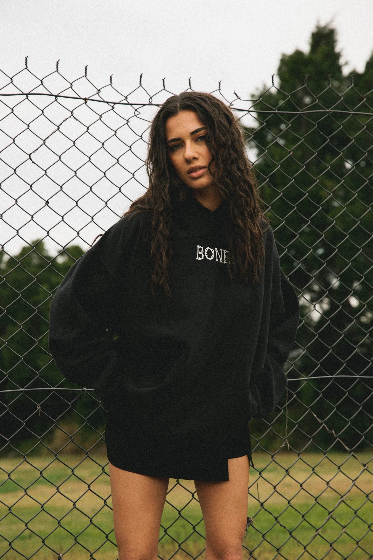 Bones Club Hoodie - Vintage Black