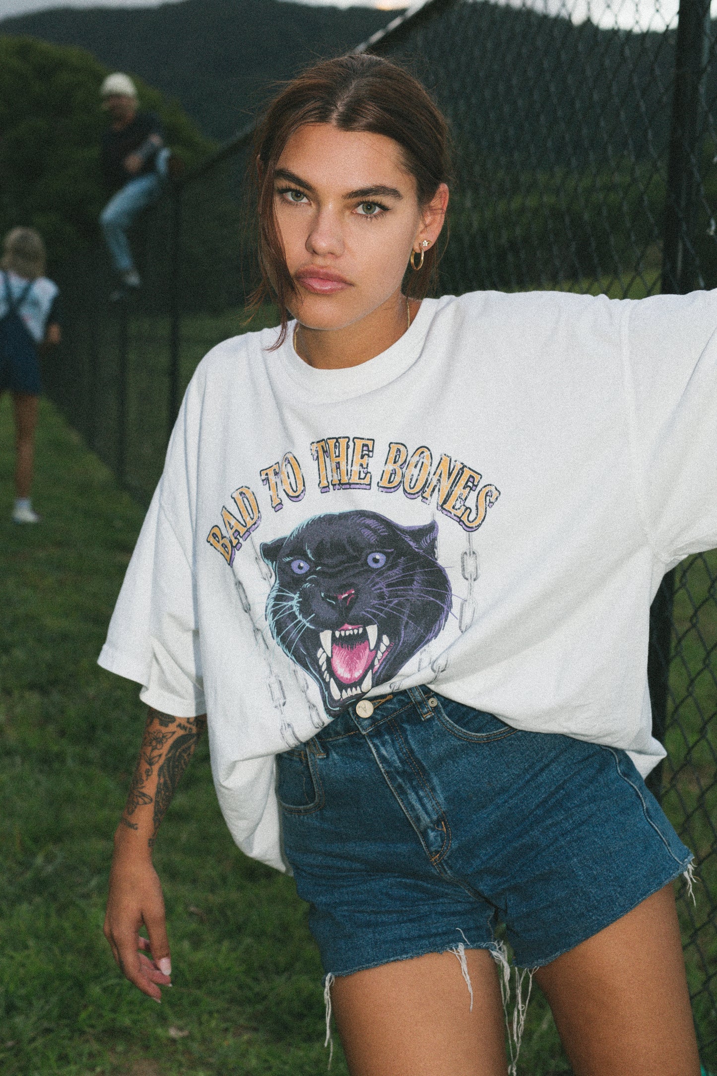 BAD PANTHER Tee - Vintage White