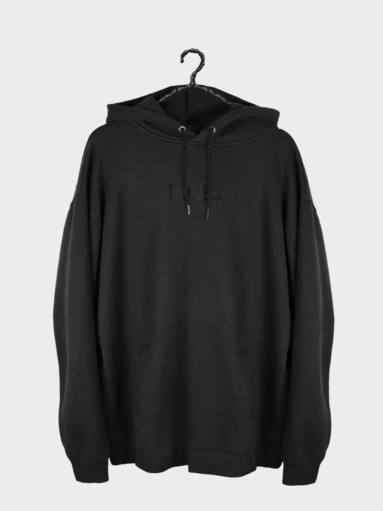 Bones Club Hoodie - Black on Black