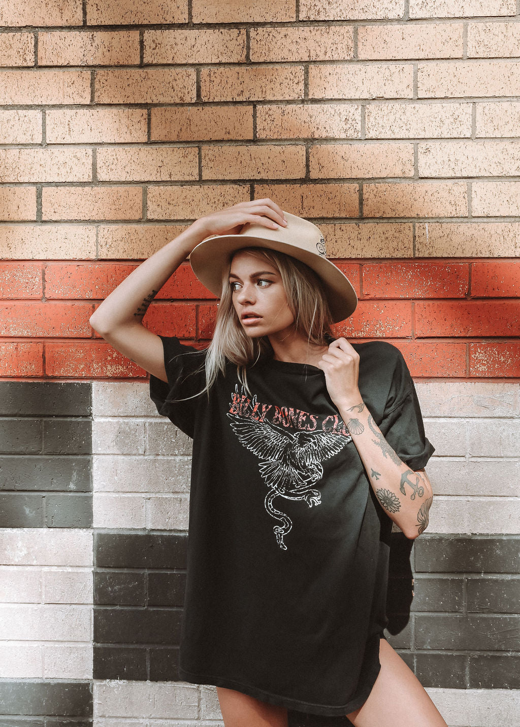 Bird Of Prey Tee - Vintage Black