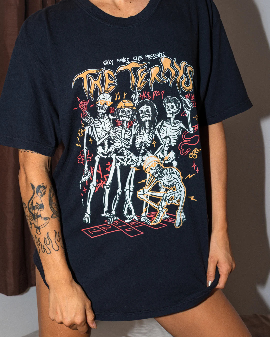 The Terrys X Billy Bones Club Collab Tee Vintage Black