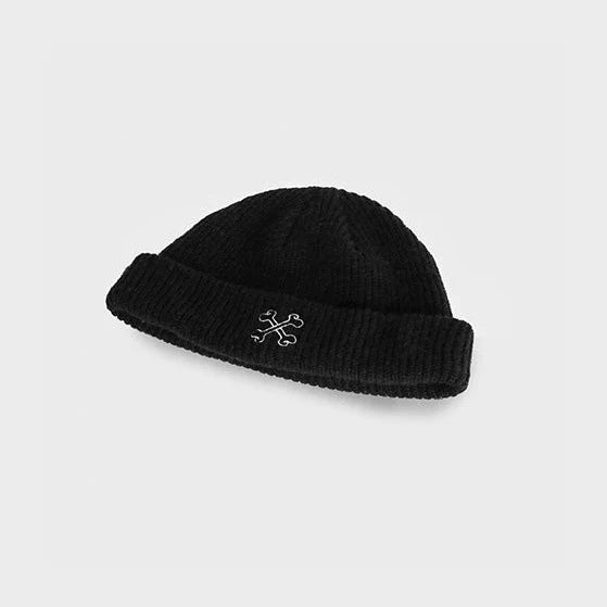 Cross Bones Logo Beanie - Black