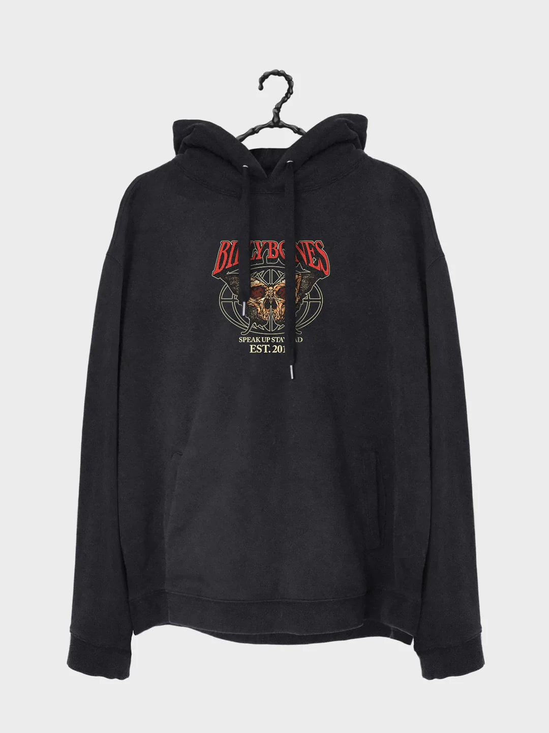Don't Panic Hoodie - Acid Black