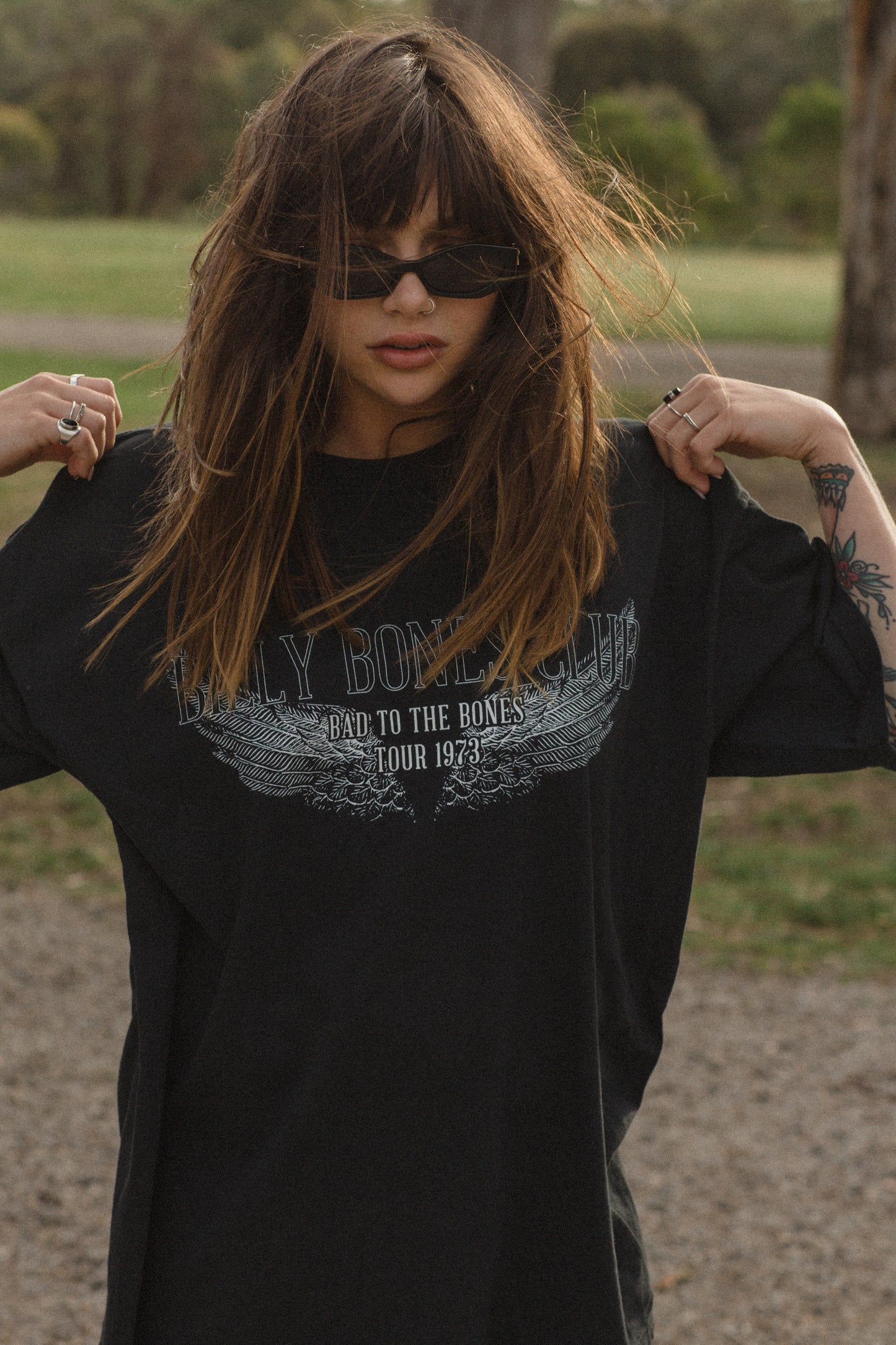 Wingman Tee - Vintage Black