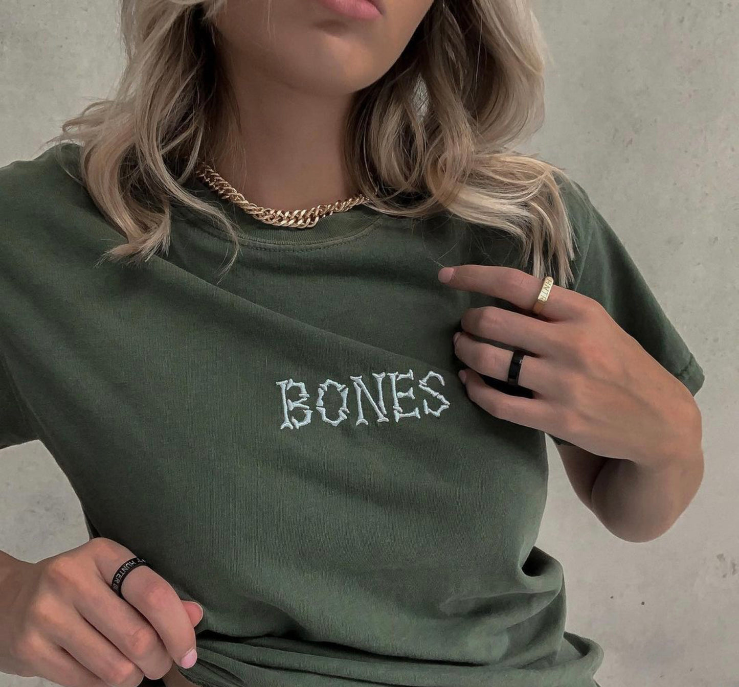Bones Club Tee - Sage