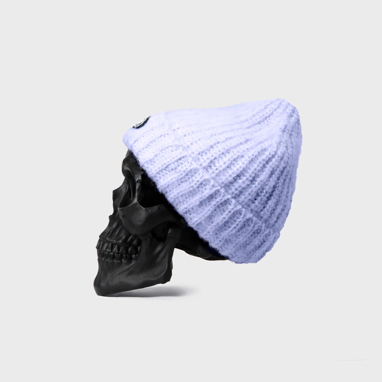 Lilac Bones Barb - Knit Beanie