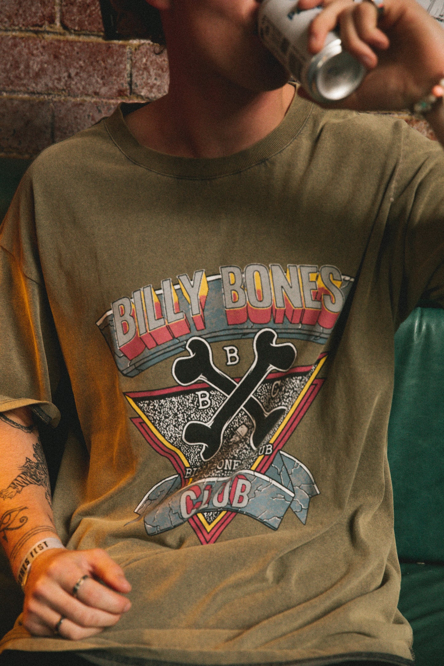 The Bandit - Washed Sage Tee