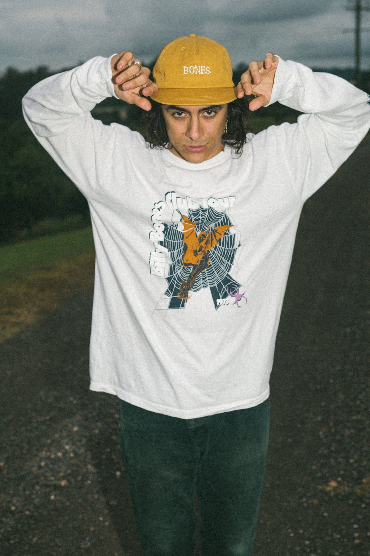 Spider LS Tee - White