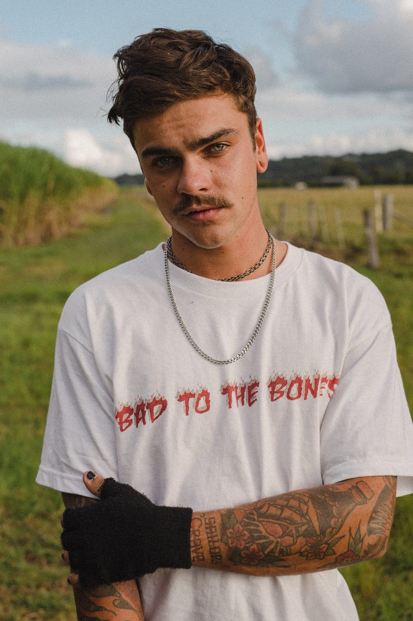 Bad To The Bones - White