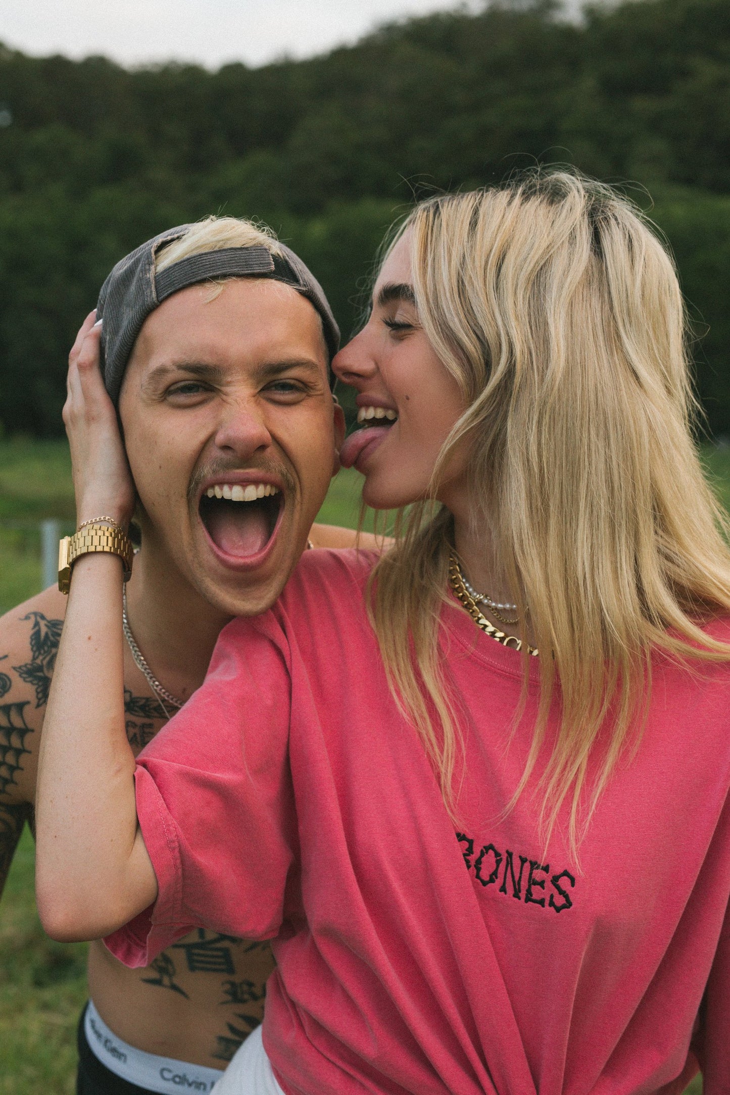 Bones Club Tee - Post Watermelone