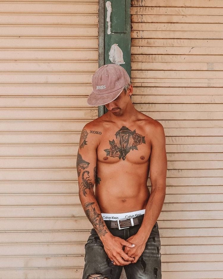 Bones Club Cord Dusty Pink Cap