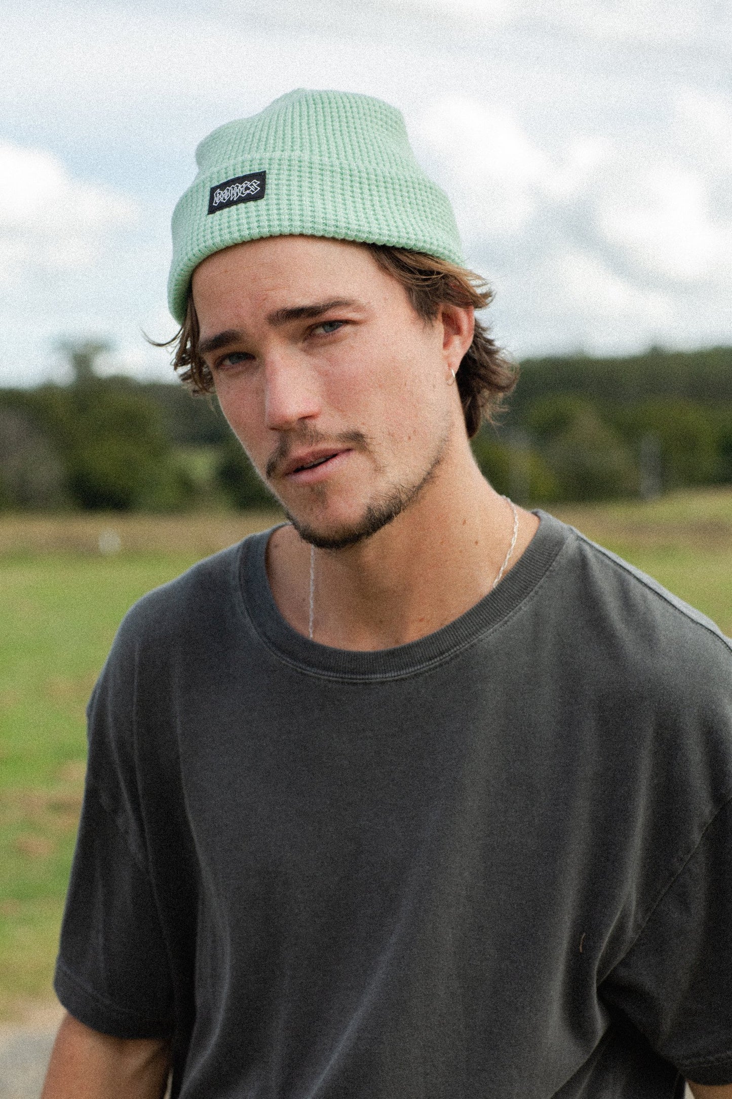 Eucalypt steeze - Waffle Knit Beanie