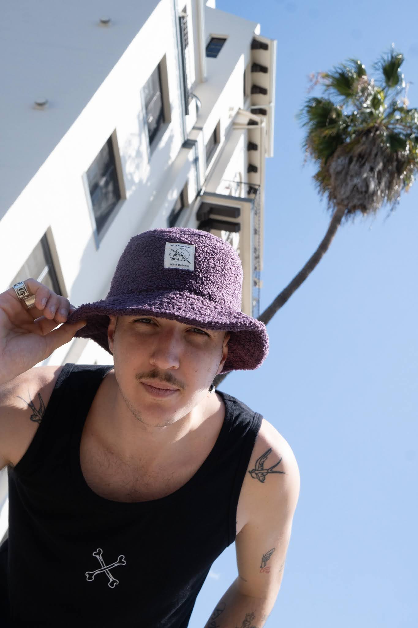 Gremlin Bucket - Purple Wool