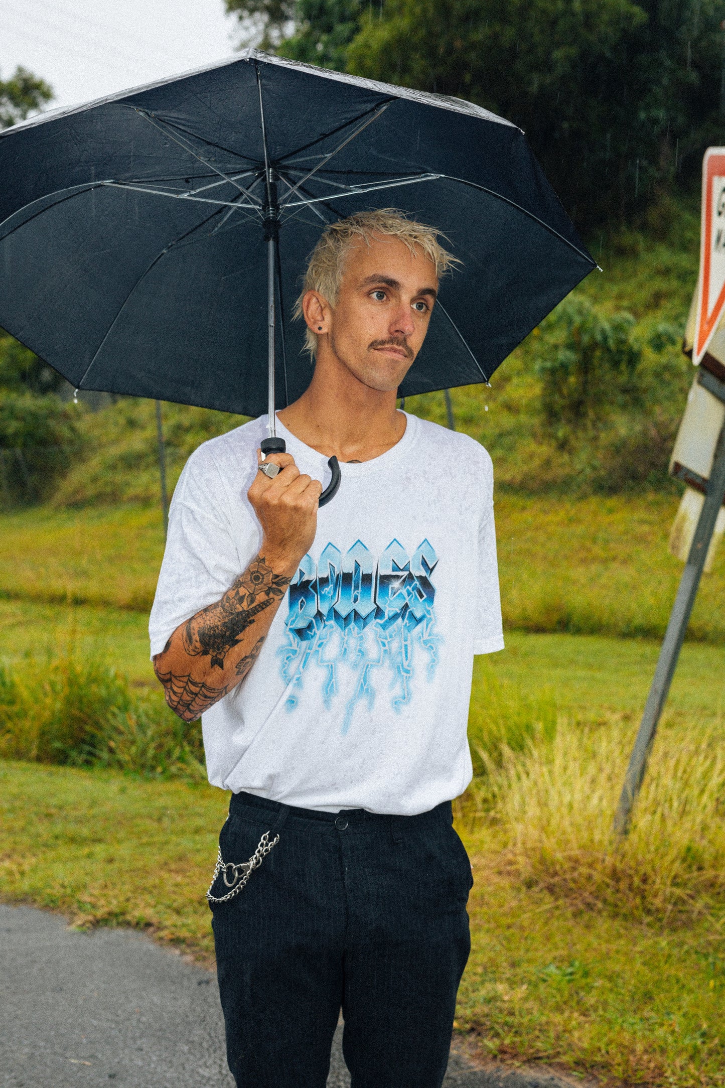 Bolt Bones Tee - Vintage White