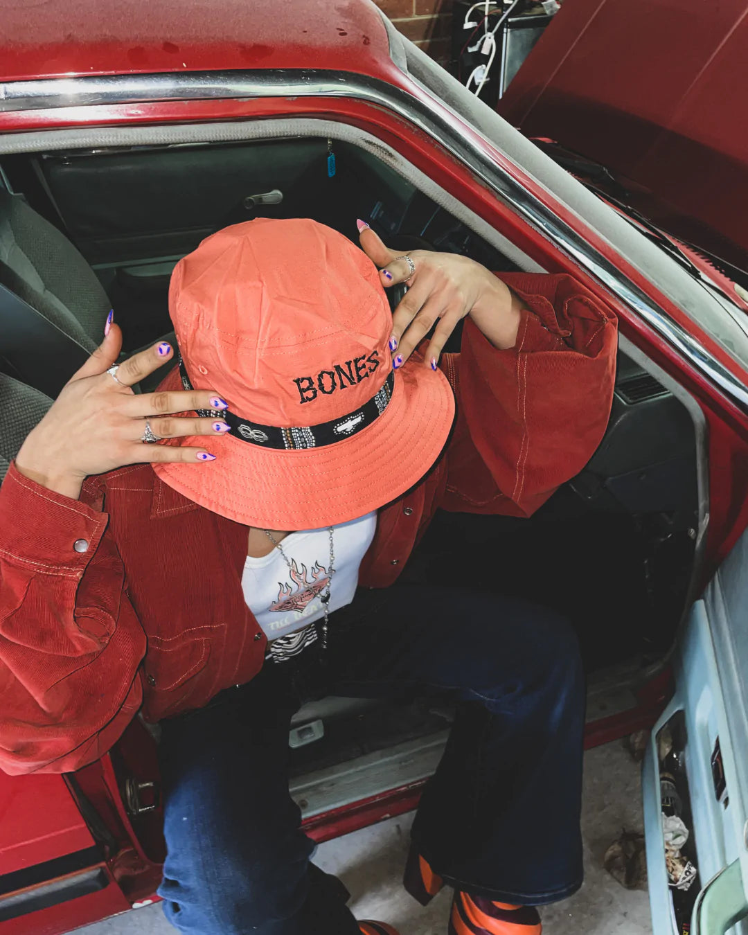 Wandyu Dream Bucket Hat - Orange