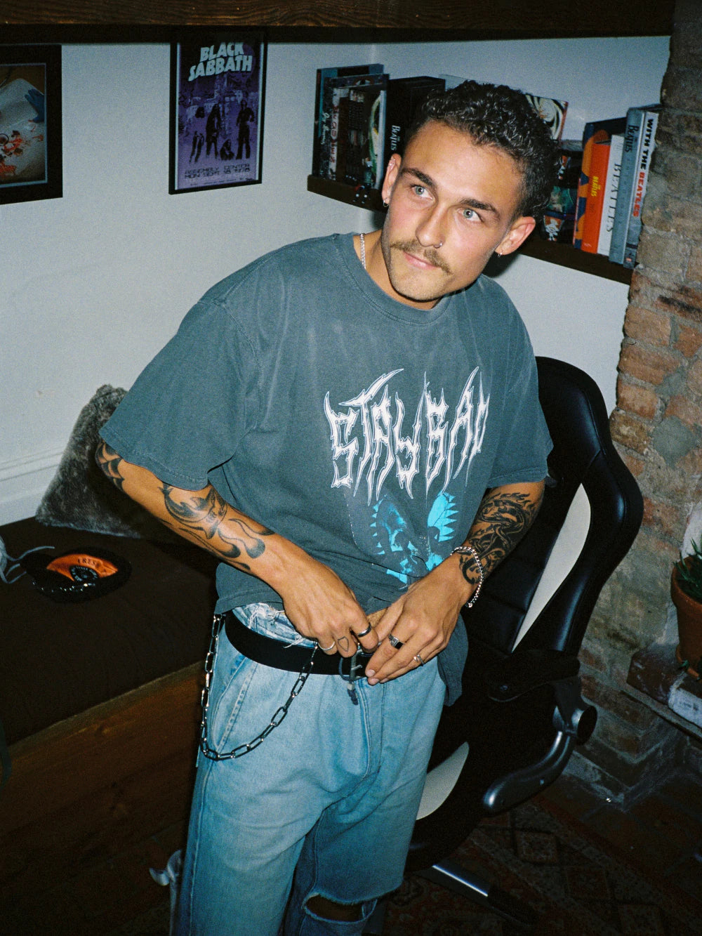 Stay Bad 3.0 Tee - Washed Black