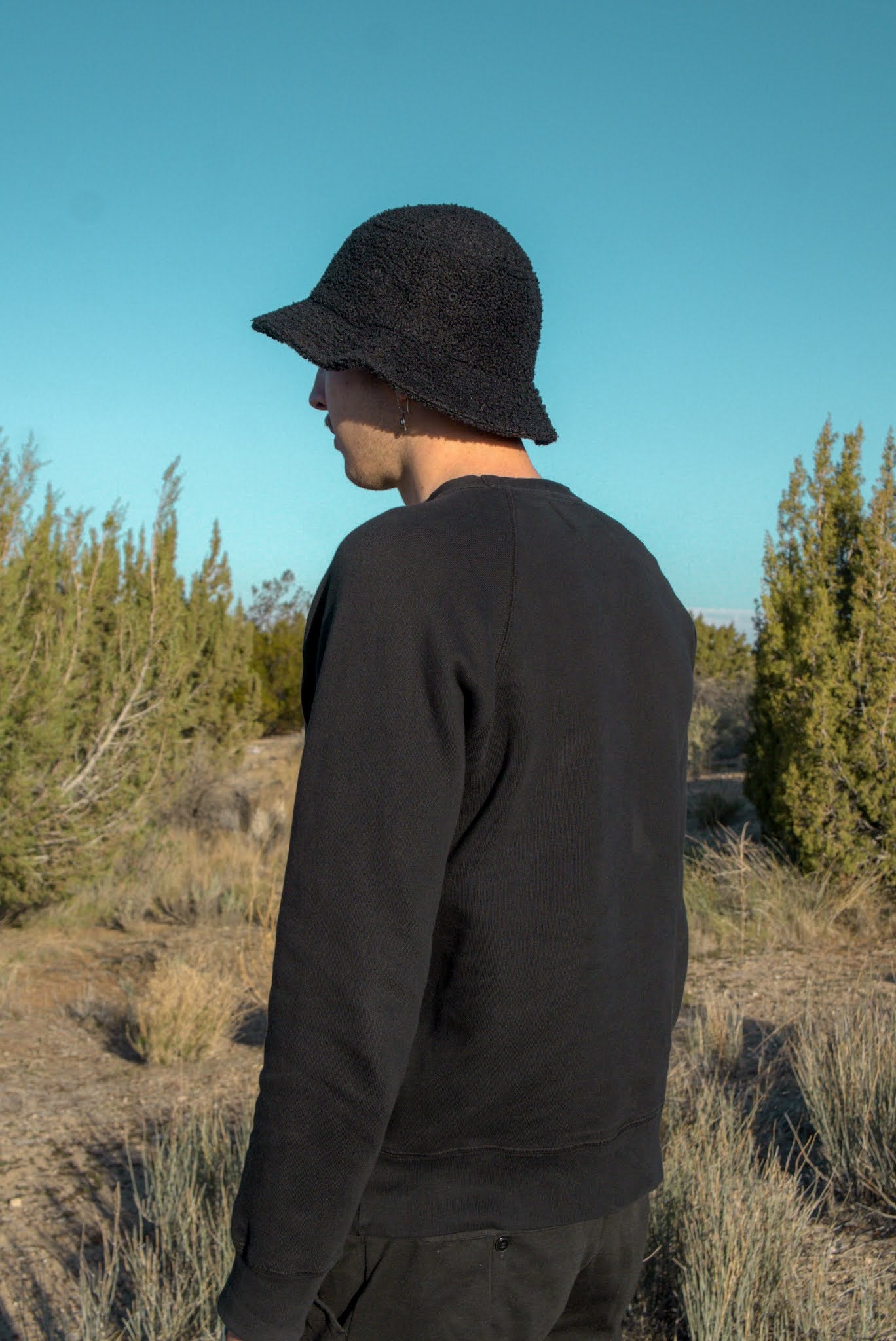 Gremlin Bucket - Black Wool