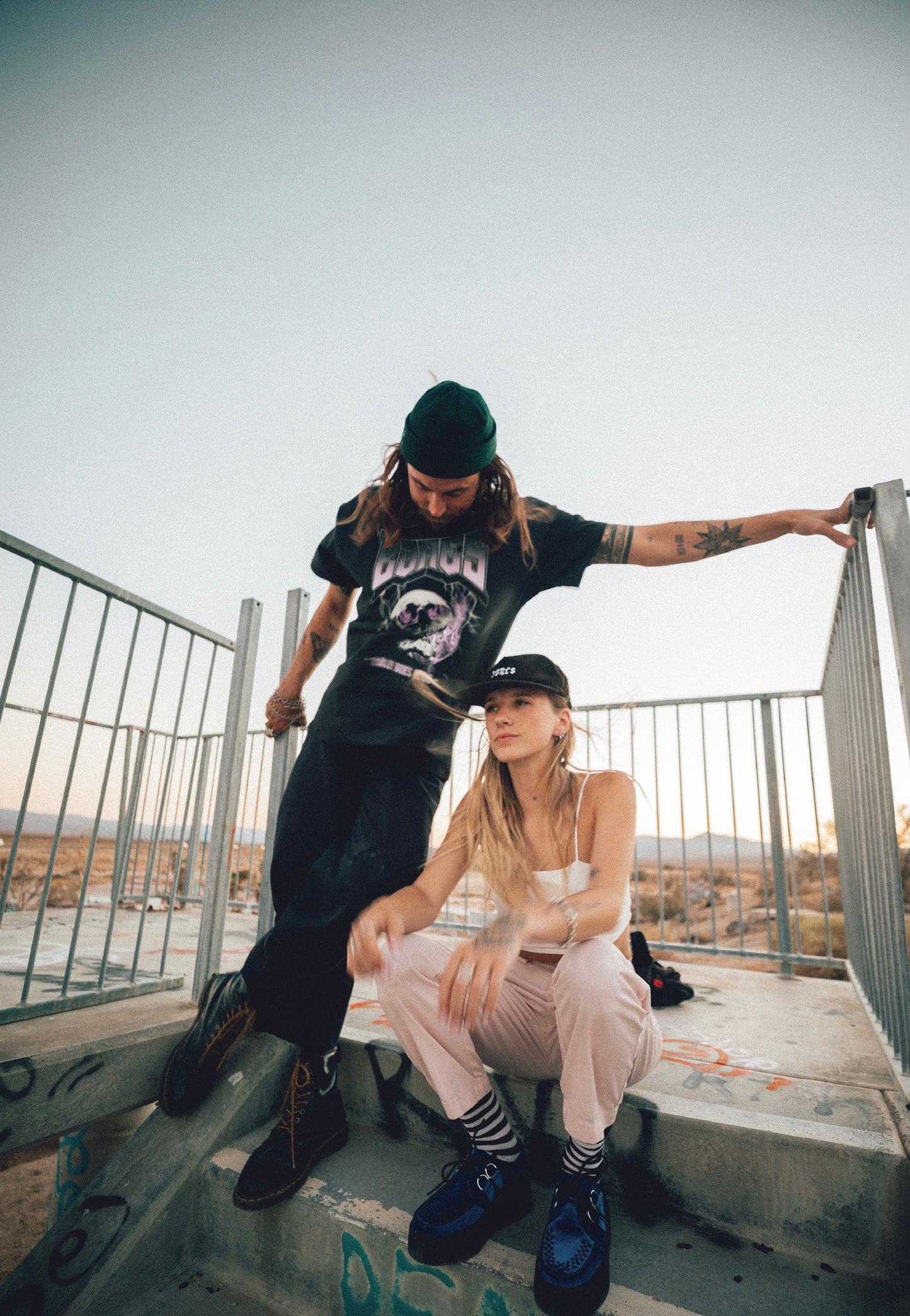 Ride The Storm Tee - Vintage Black