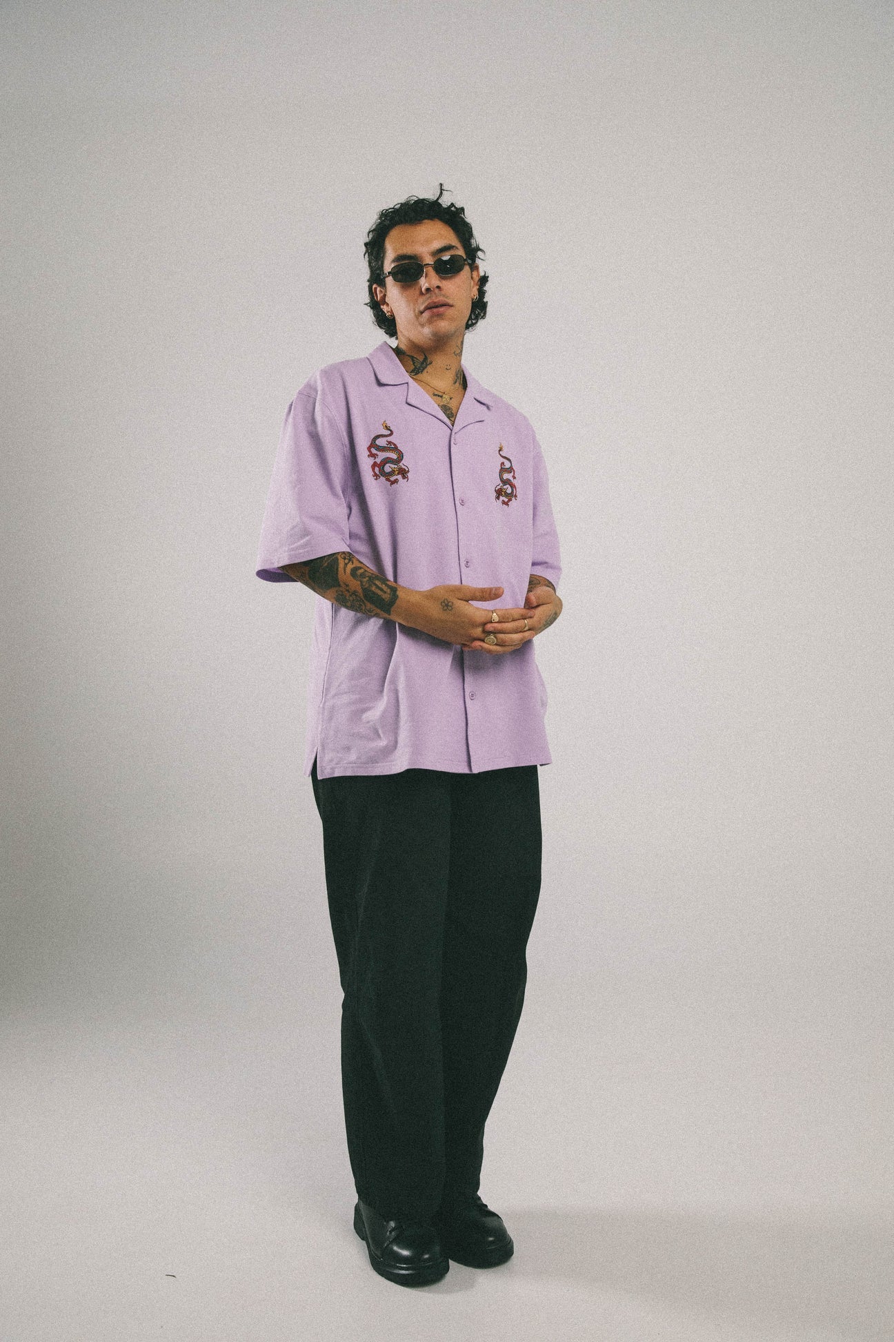 Dragon Bowlo Shirt - Purple