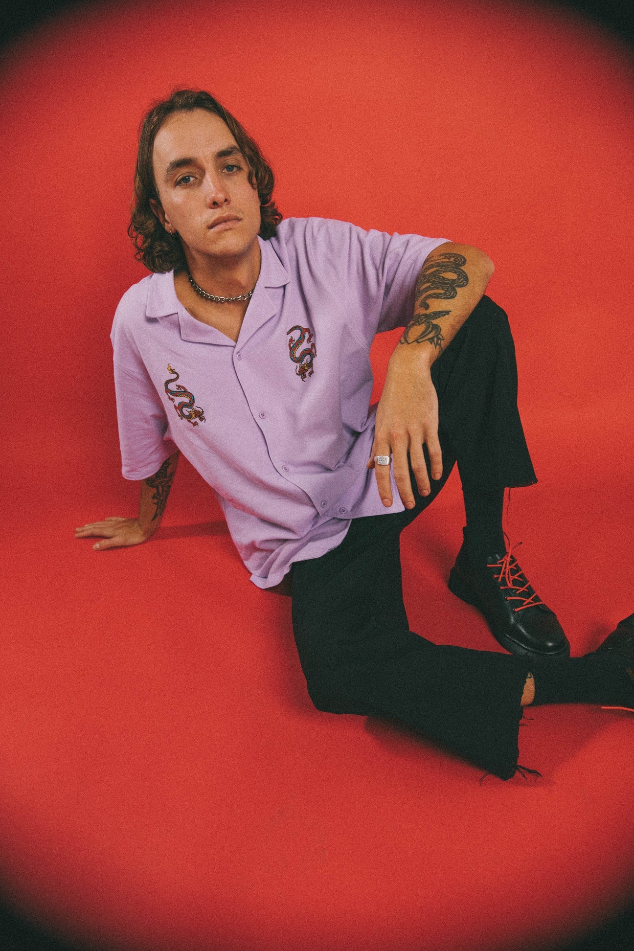 Dragon Bowlo Shirt - Purple