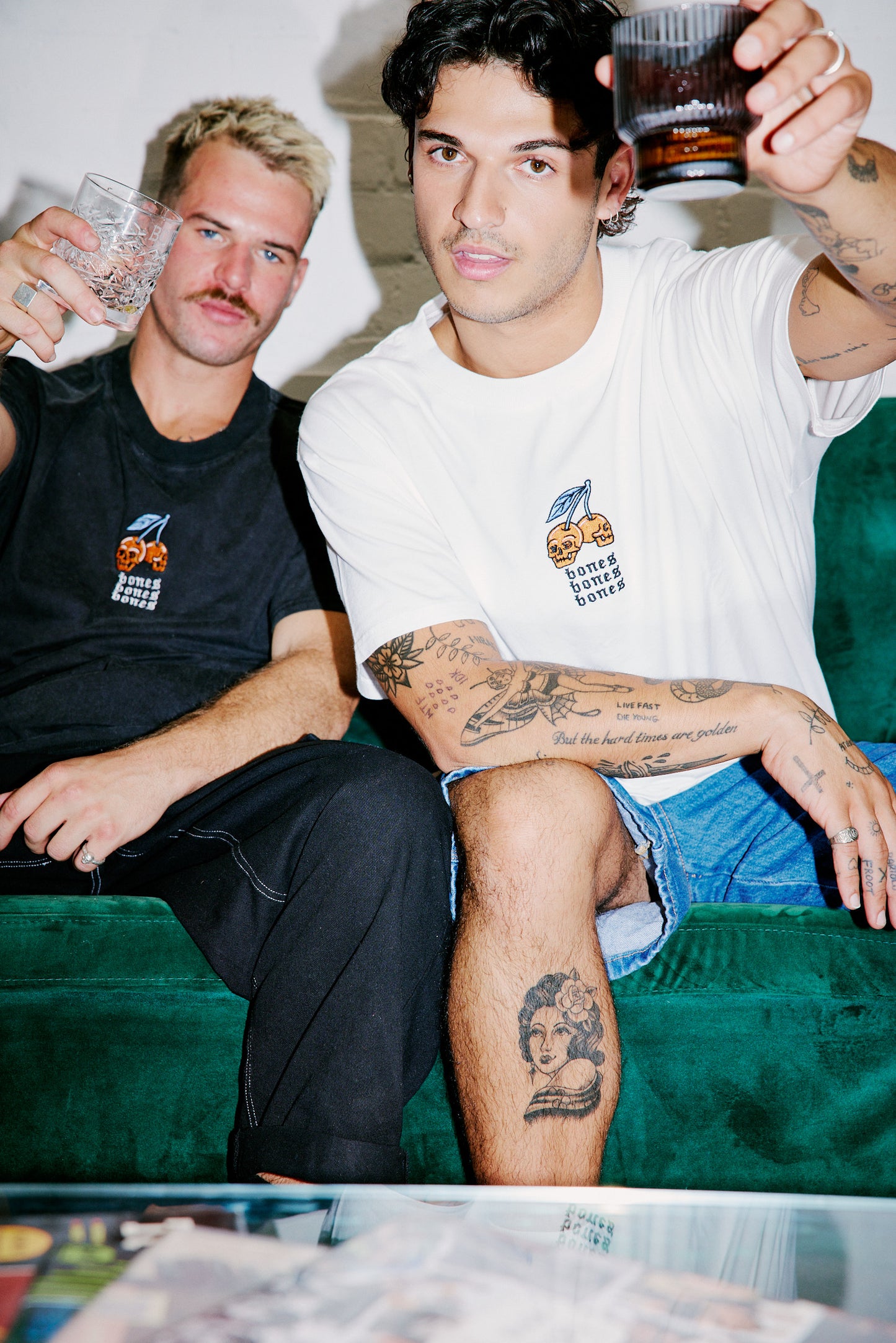 Cherry Bomb Tee - Vintage White