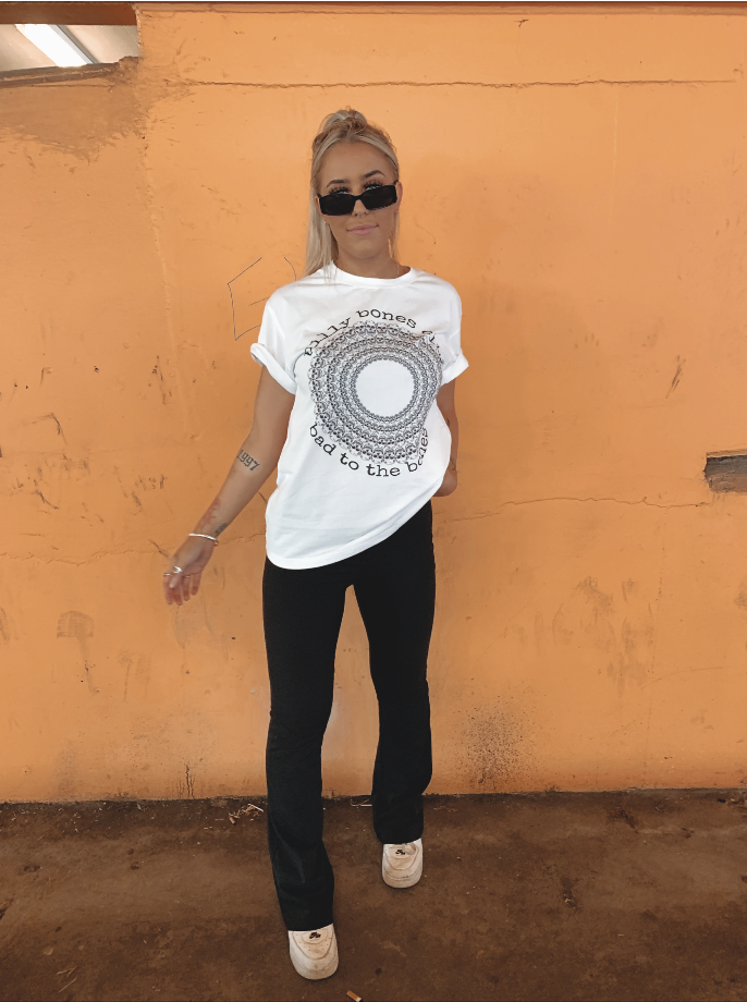 Trippin Tee -Vintage White