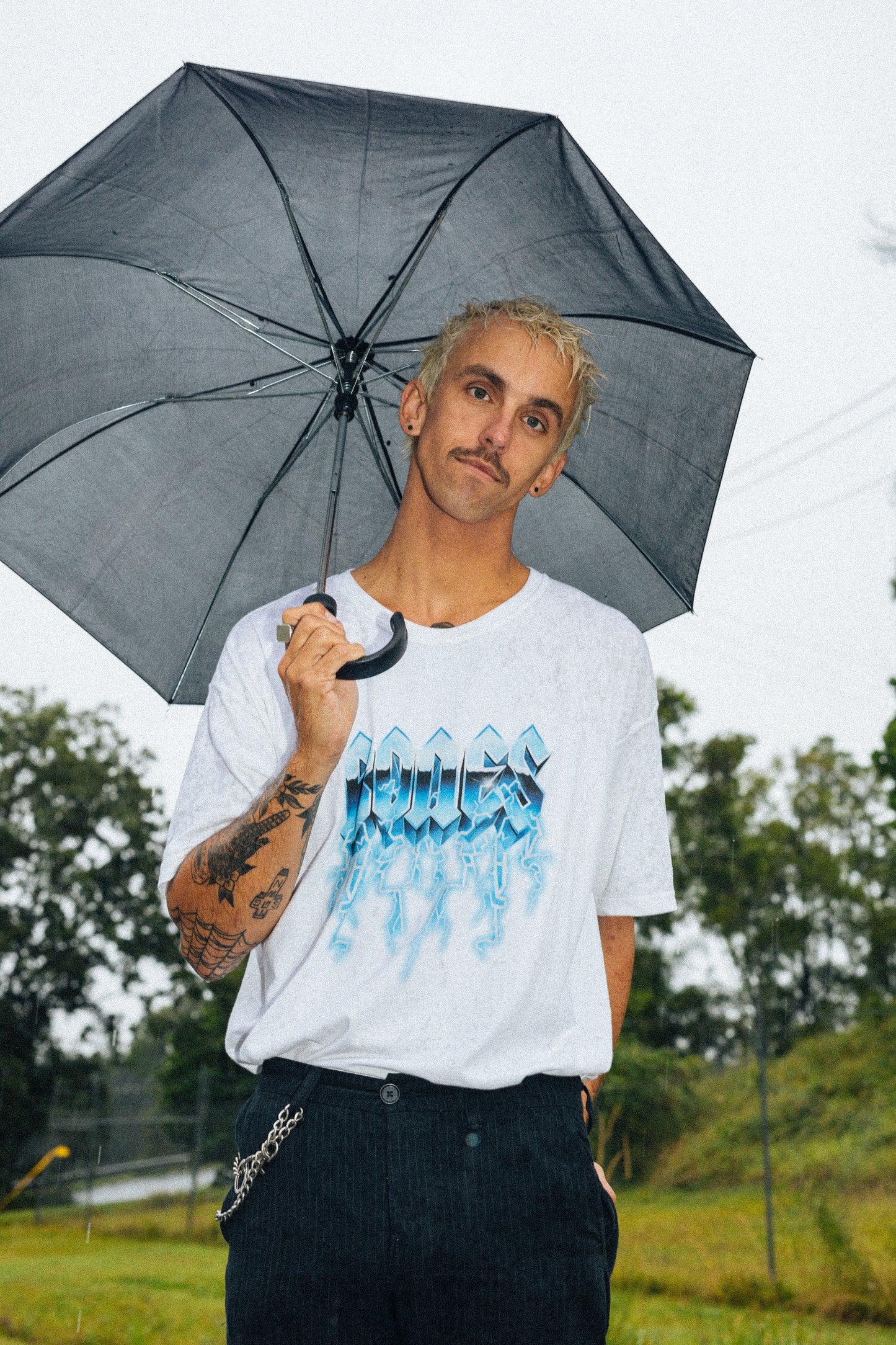 Bolt Bones Tee - Vintage White