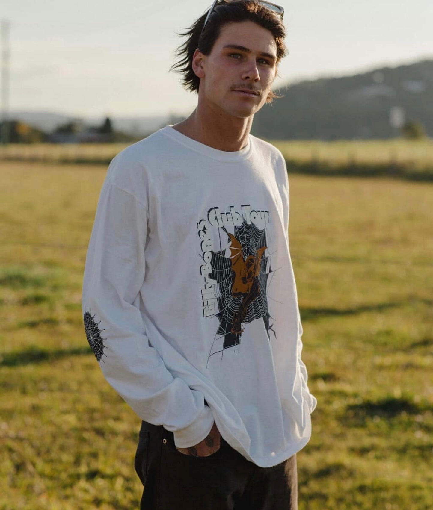 Spider LS Tee - White