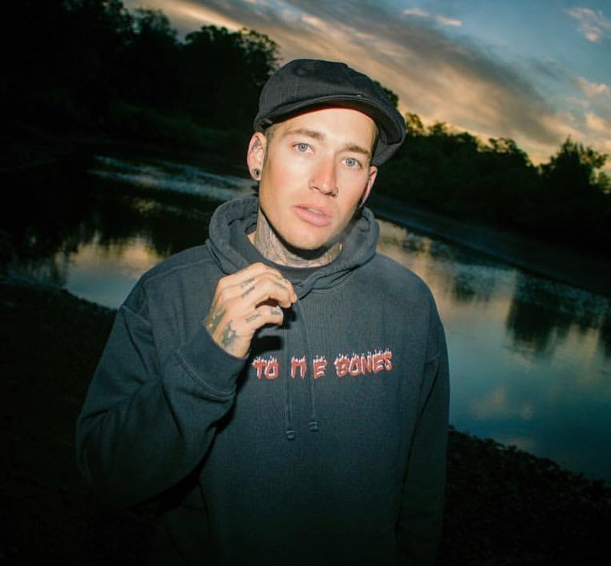 Bad To The Bones - Black Hoodie