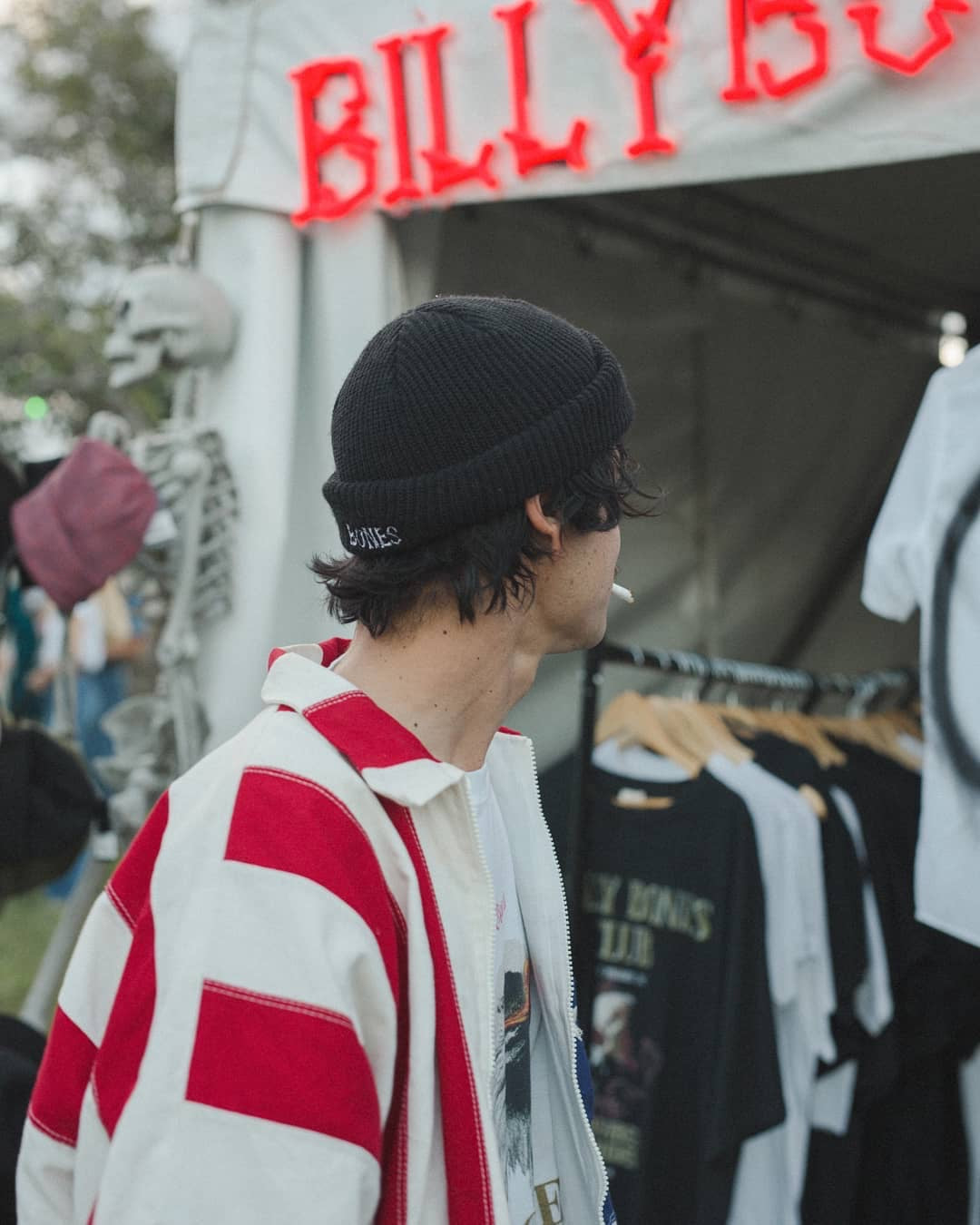 Black Bones - Docker knit Beanie