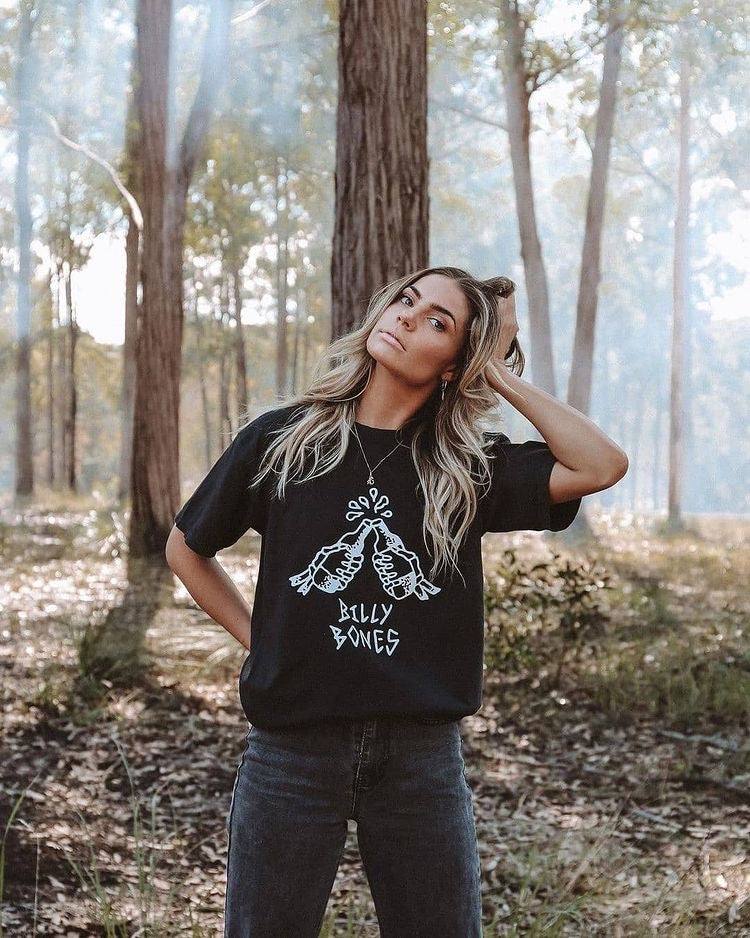 Club Cheers Tee - Vintage Black