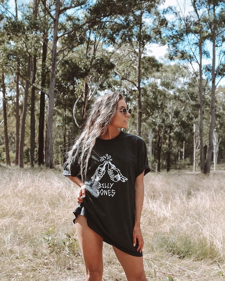 Club Cheers Tee - Vintage Black