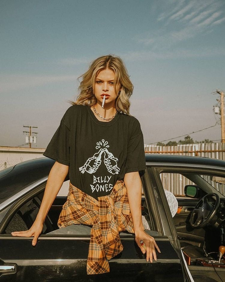 Club Cheers Tee - Vintage Black