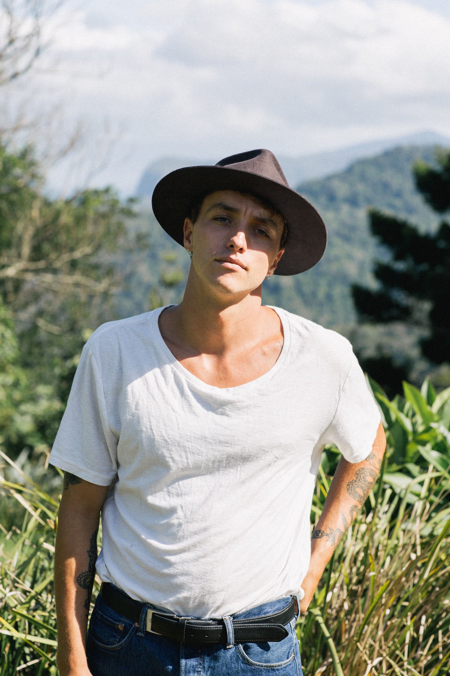 Kodiak Brown - Wide Brim Fedora