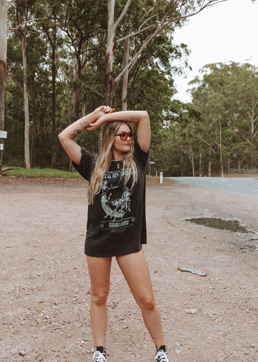 Death by Denim Collab Tee - Moonbow Tour