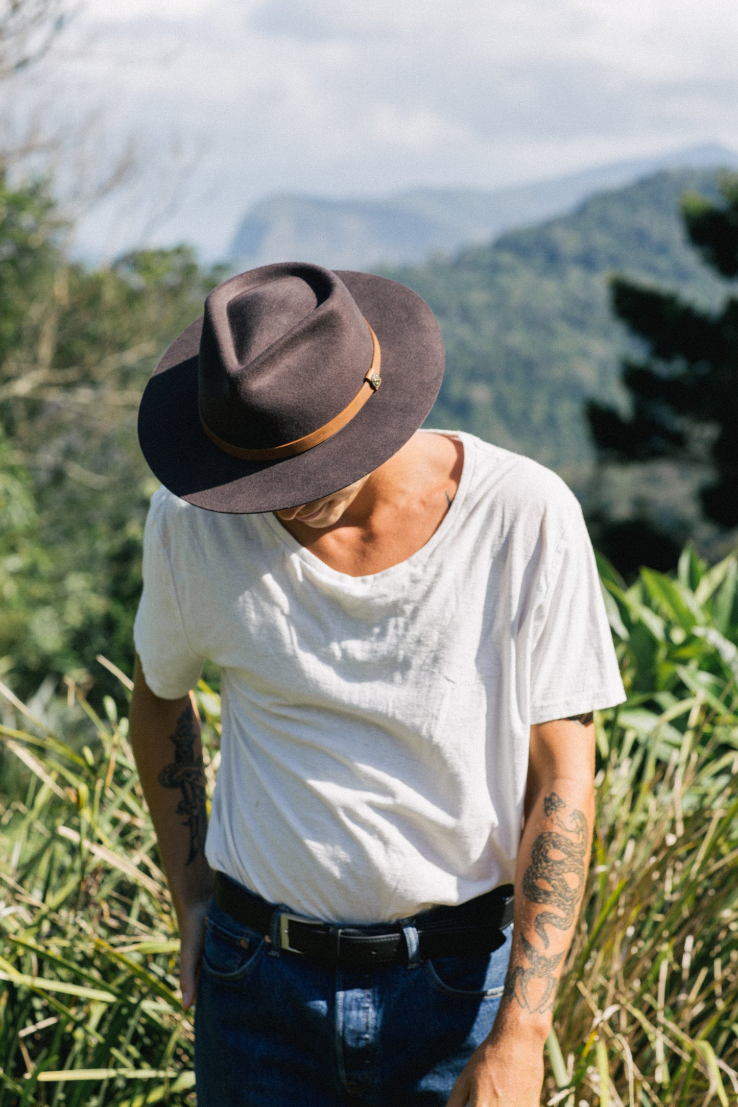 Kodiak Brown - Wide Brim Fedora