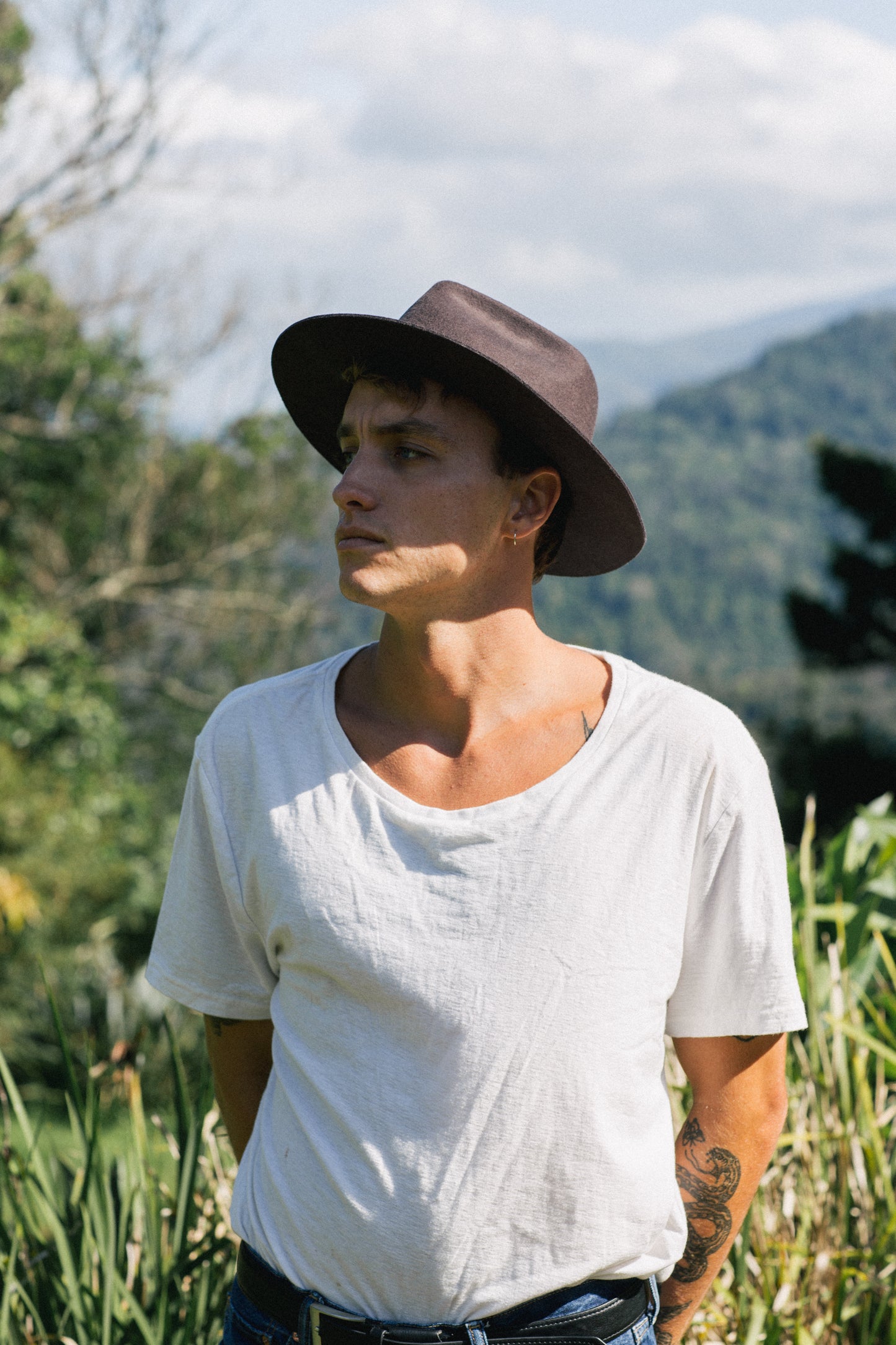 Kodiak Brown - Wide Brim Fedora
