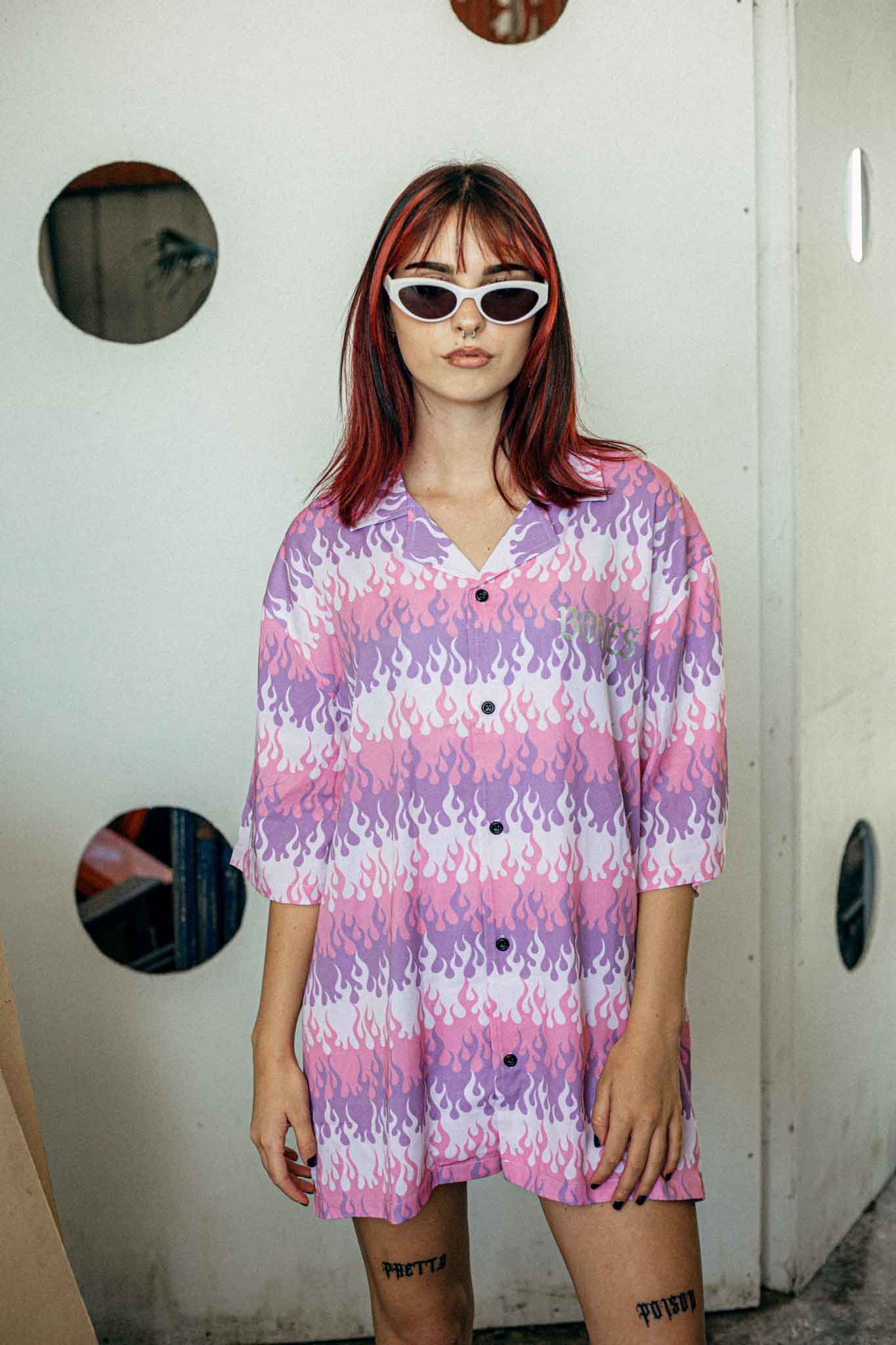 Violet Flame Bowlo Shirt