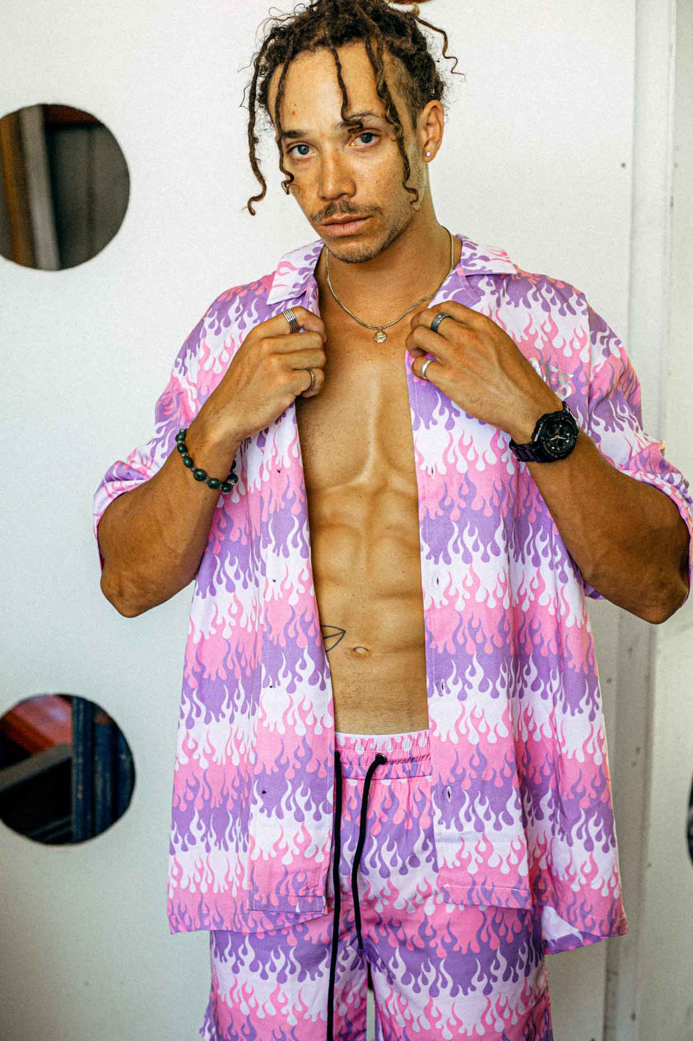 Violet Flame Bowlo Shirt