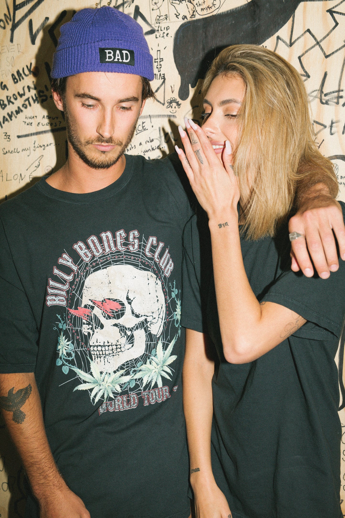 The Hemp World Tour Tee - Vintage Black