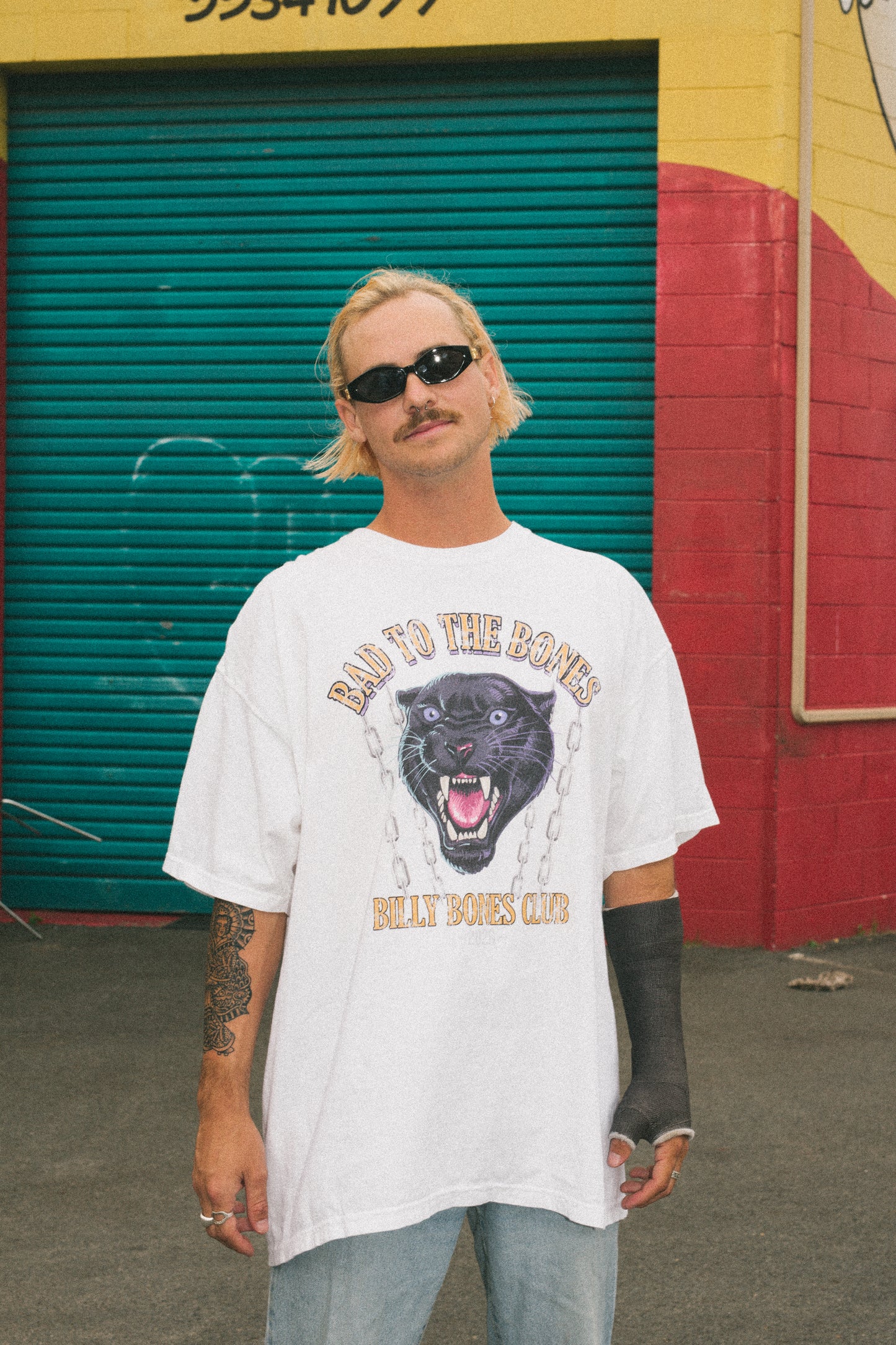BAD PANTHER Tee - Vintage White