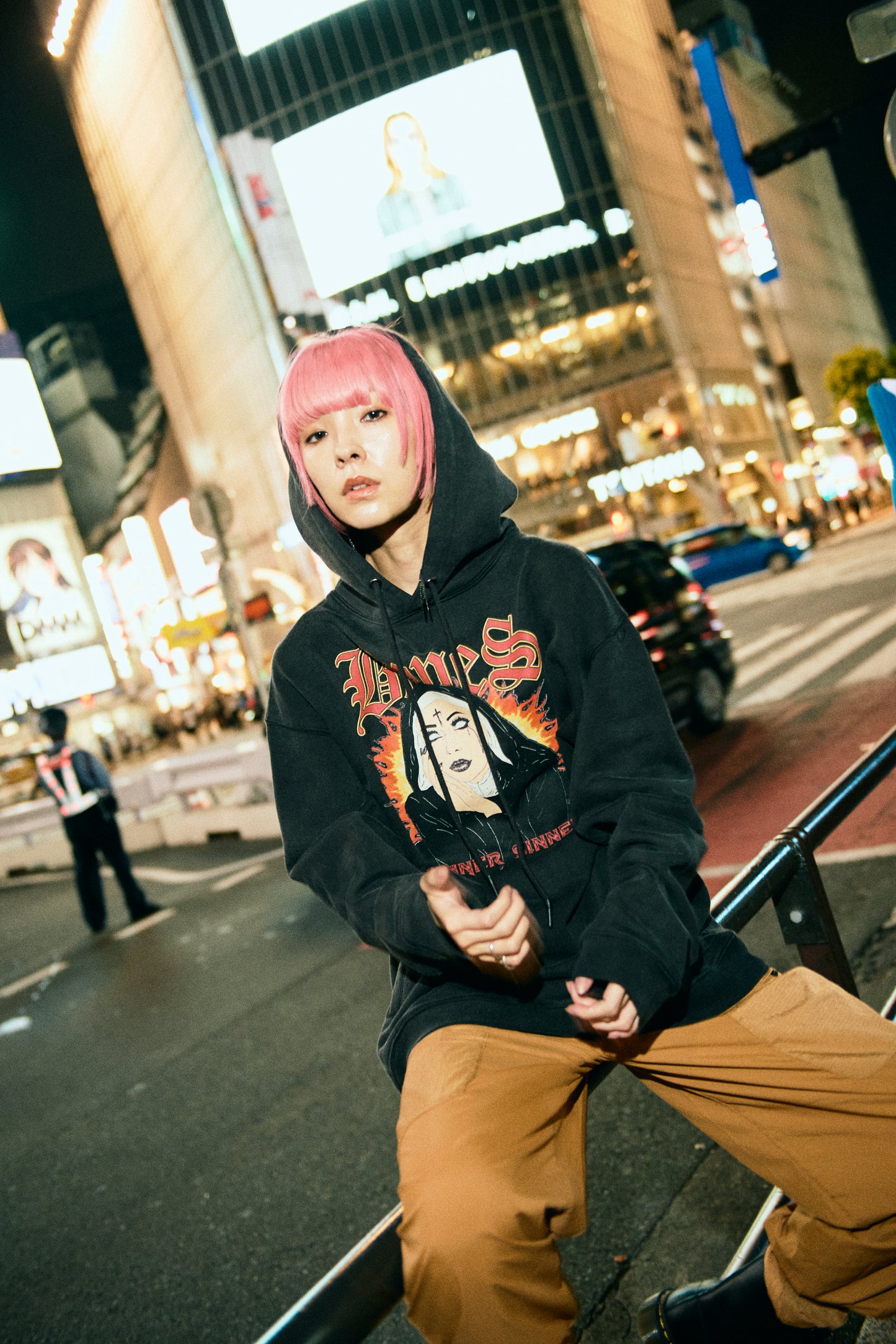 Sinner Hoodie - Vintage Black