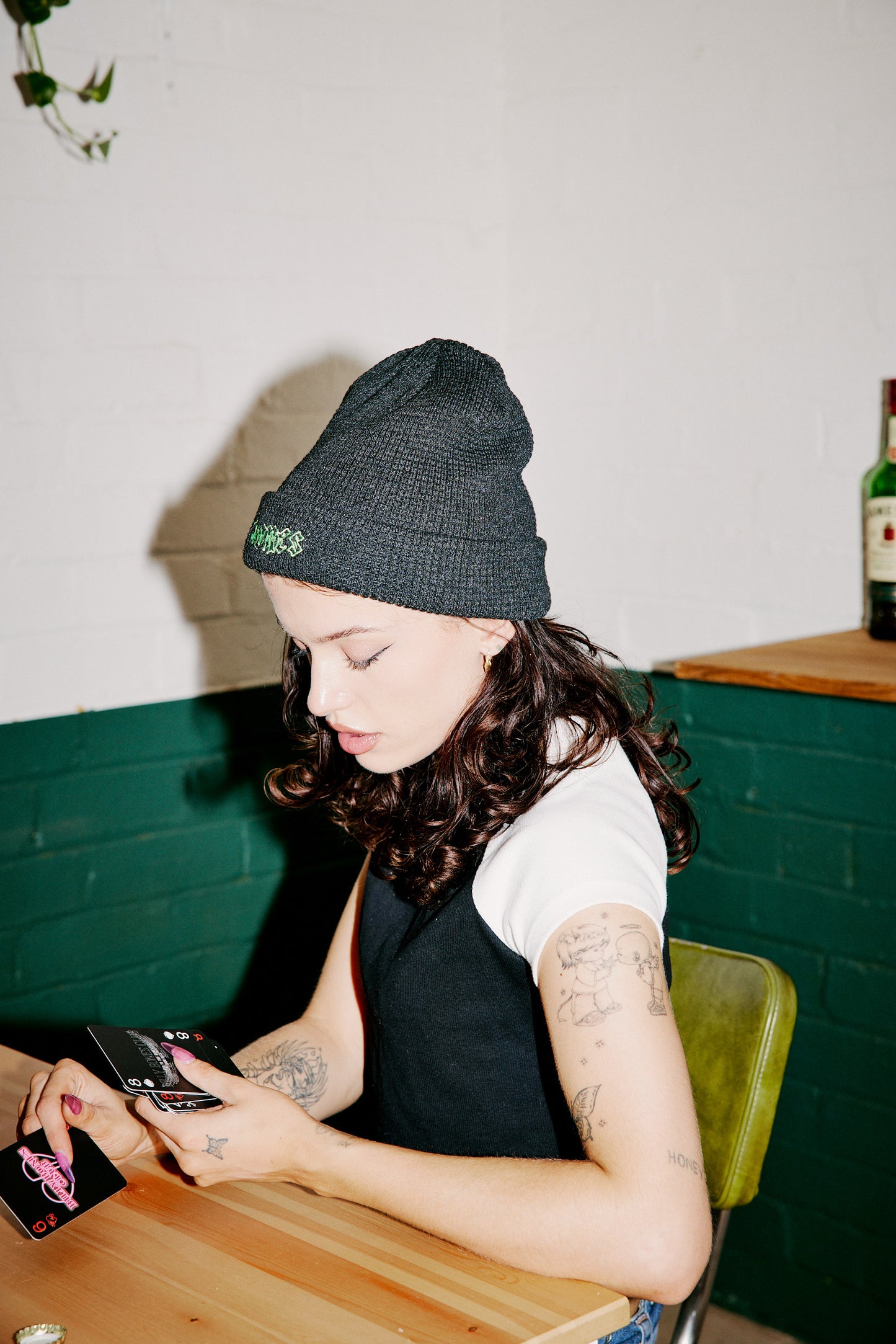 Steeze Waffle Knit Beanie - Grey