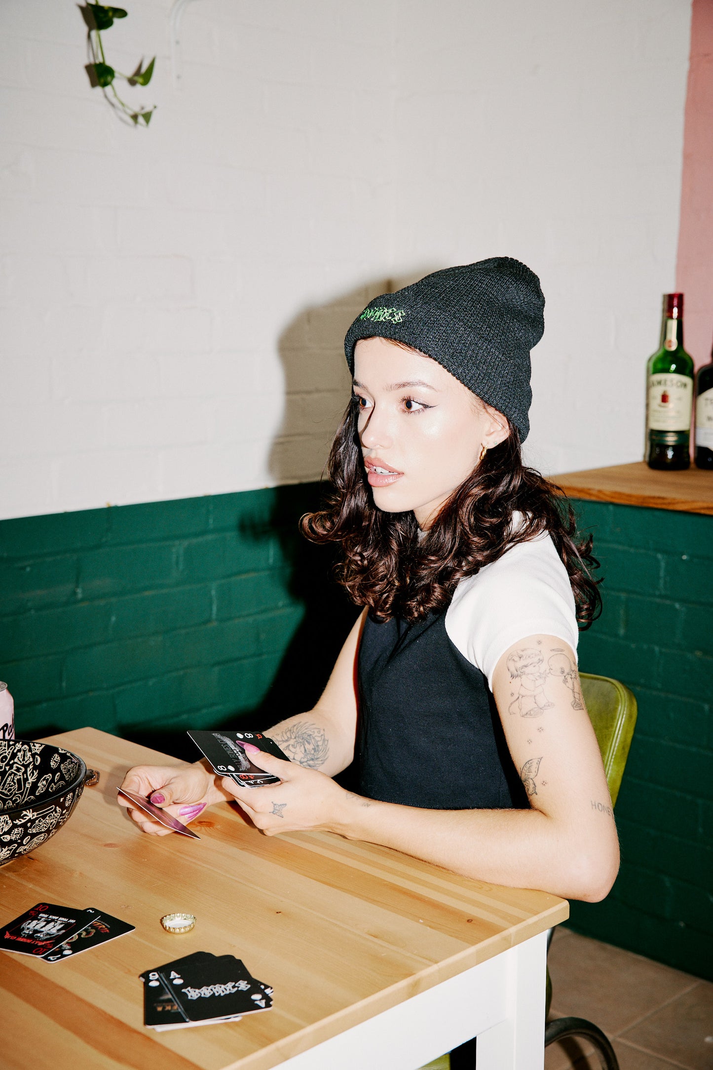 Steeze Waffle Knit Beanie - Grey