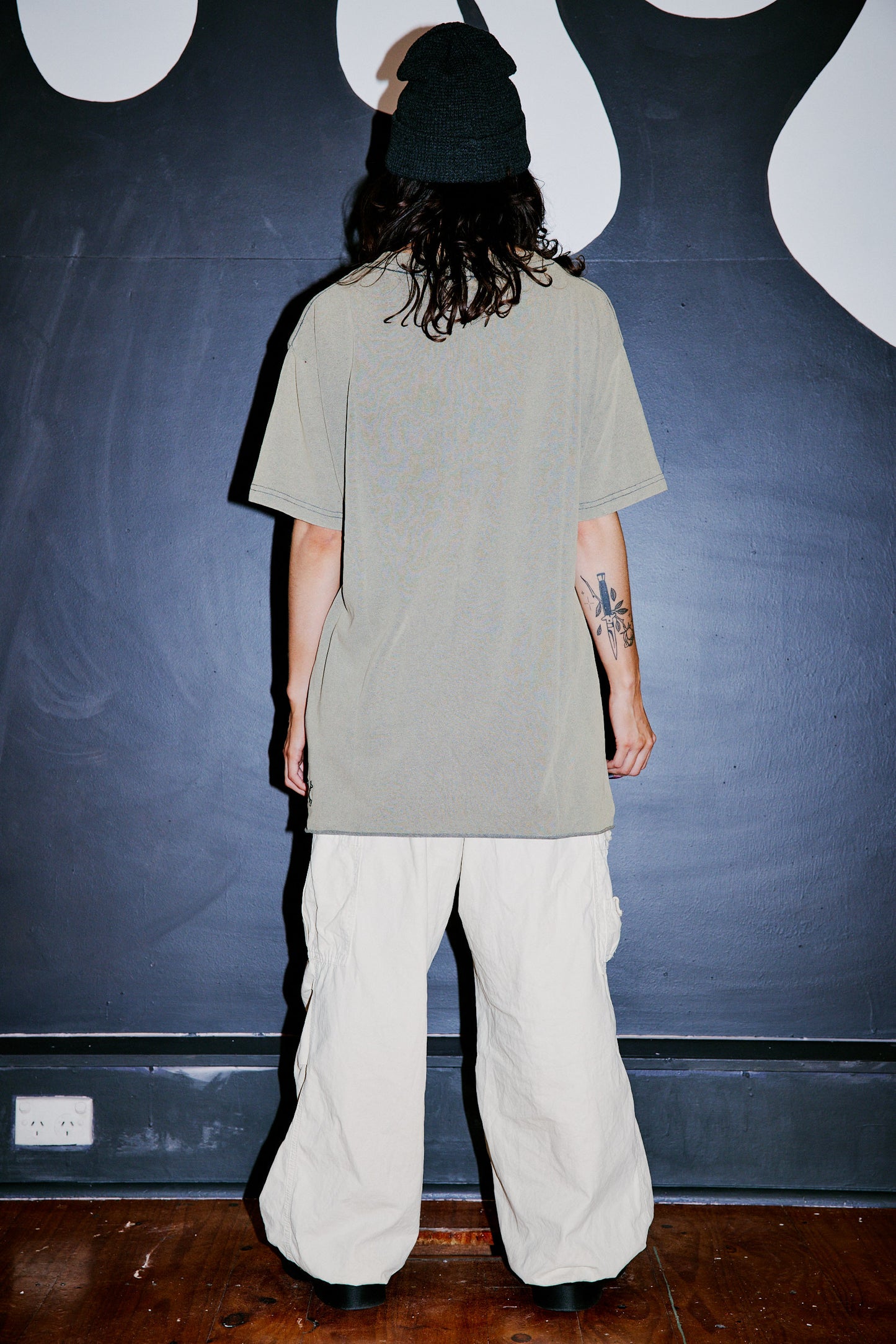 Bare Bones Tee - Washed Sage
