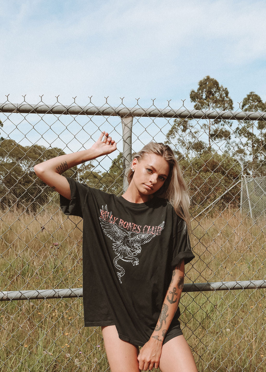 Bird Of Prey Tee - Vintage Black