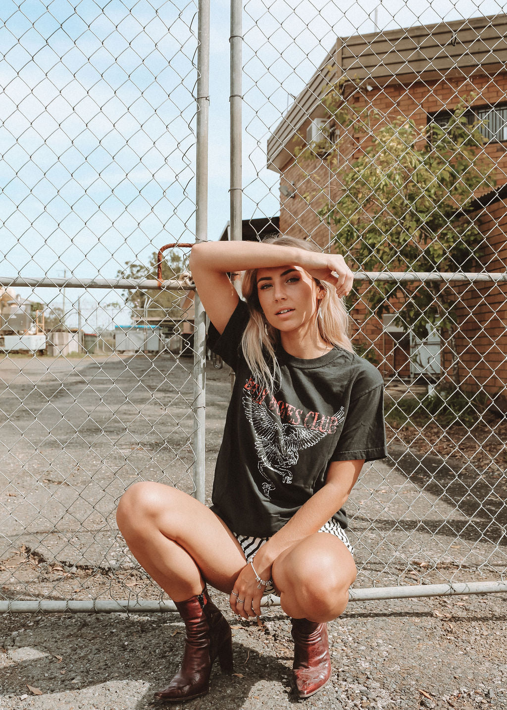 Bird Of Prey Tee - Vintage Black