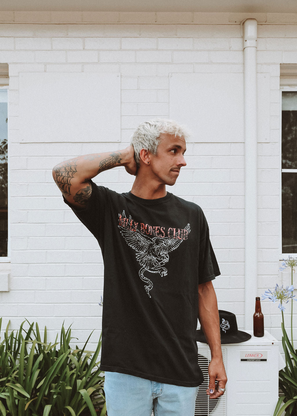 Bird Of Prey Tee - Vintage Black
