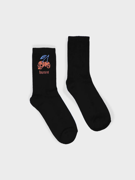 Cherry Bomb Socks - Black